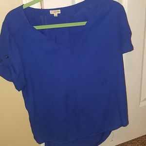 Blue shear shirt